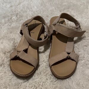 Joie Beige Strappy Sandals Winona suede taupe  sandals 6.5